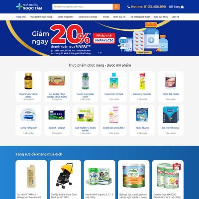 Theme wordpress nhà thuốc