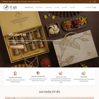 Theme wordpress bán yến sào 03