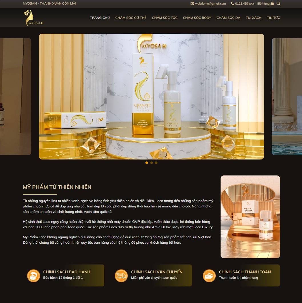 Theme wordpress bán mỹ phẩm 26