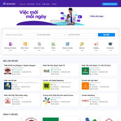 Theme wordpress tuyển dụng 03
