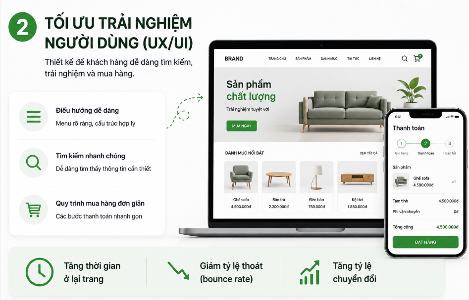 Tối ưu thiết kế website chuyên nghiệp 