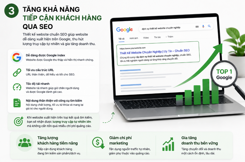 Tăng khả năng tiếp cận khách hàng qua SEO