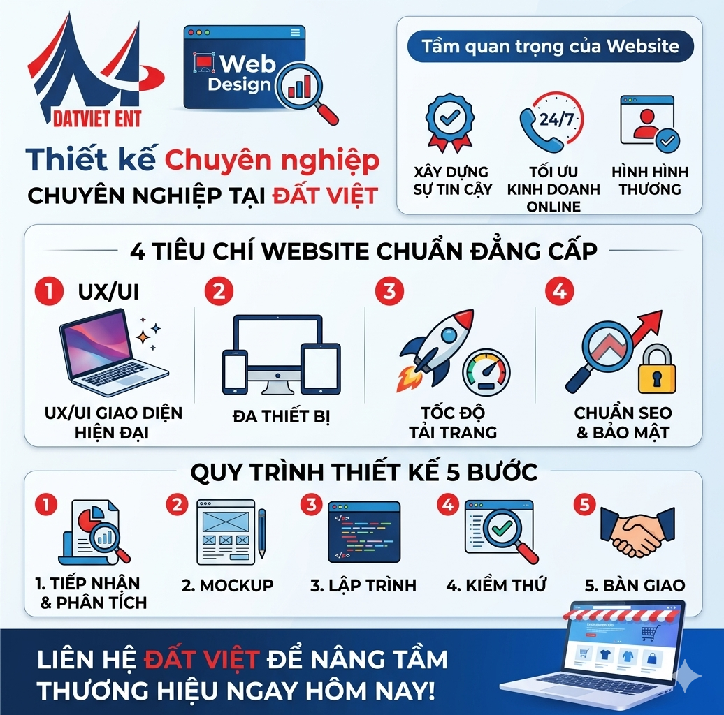 Thiết kế website Đất Việt